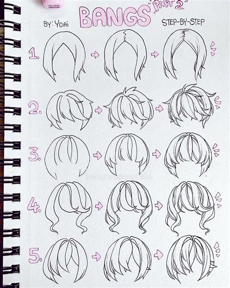 How To Draw Hairstyles Step By Step Softwarecupb