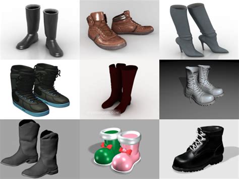 Top 11 Boots 3d Models For Free Latest 2022 Open3dmodel