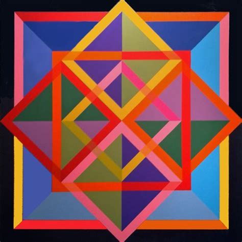 Pintura Geometrica Contemporanea Geometric Art Modern Art Paintings