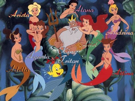 The Little Mermaid All Characters