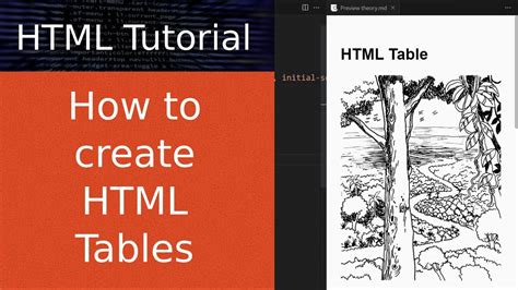 How To Create Html Table Tutorial Youtube