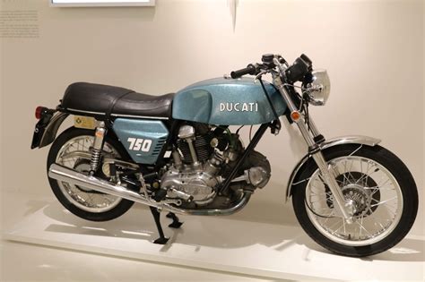 Oldmotodude 1971 Ducati Gt 750 On Display At The Ducati Museum