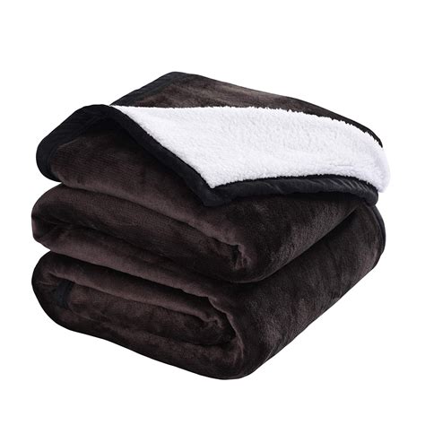 Marcielo Sherpa Blanket Throw Blankets Bed Blankets Sherpa Fleece