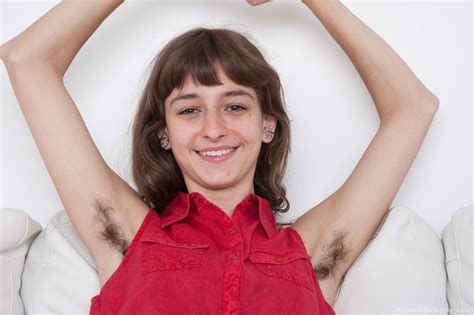 American Teen Proudly Shows Off Her Unshaven Armpits And Hairy Bush Nakedpics