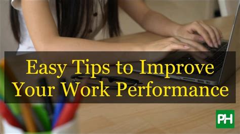 10 Ways To Improve Your Performance At Work World Scholarship Vault