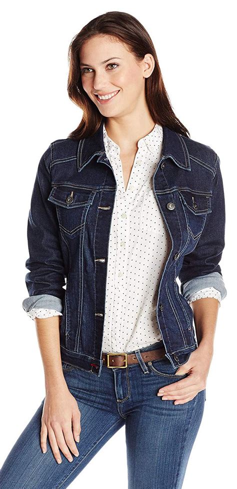 Women S Stretch Denim Jacket Coats For Women Jackets For Women Clothes For Women Western Wear