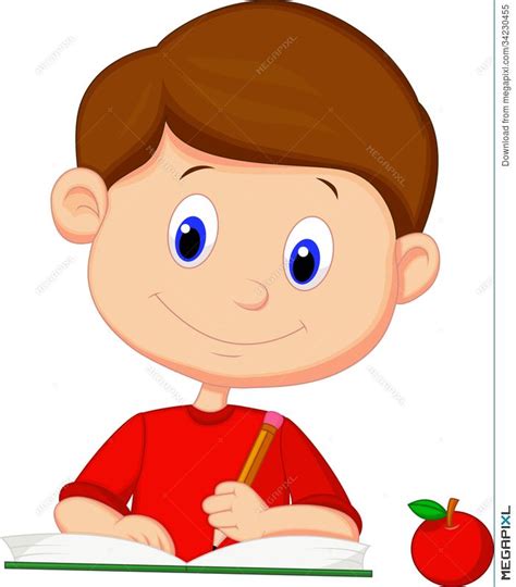 Boy Writing Clip Art 20 Free Cliparts Download Images On Clipground 2023
