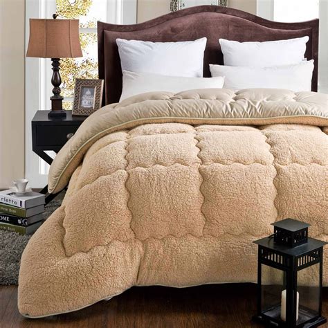 100 Cashmere Winter Warm Thick Quilt Comforter Blanket Duvet Filling With Cotton Super Soft