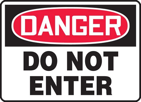 Danger Do Not Enter Sign Clipart Best