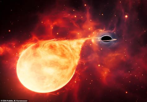 Nasas Hubble Space Telescope Spots An Elusive Giant Black Hole 50000