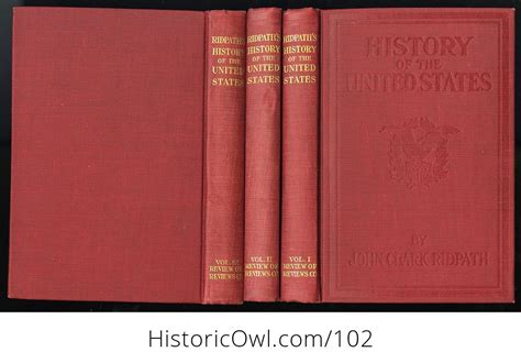 Antique Illustrated Books Three Volumes History Of The United States