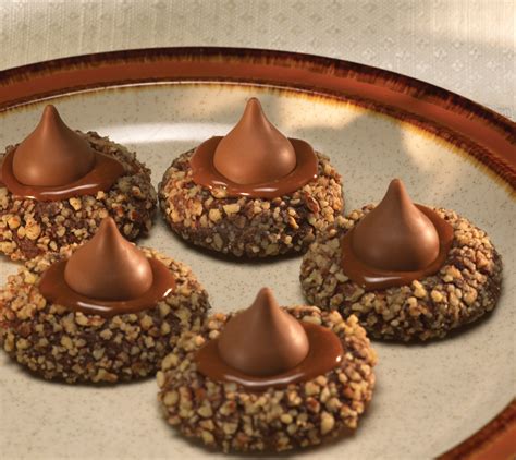 These hershey's kisses shortbread cookies can be made with any type of hershey's kiss, but i prefer hugs because they give you a bit of both worlds 🙂. Thumbprint Cookies With Hershey Kisses - House Cookies