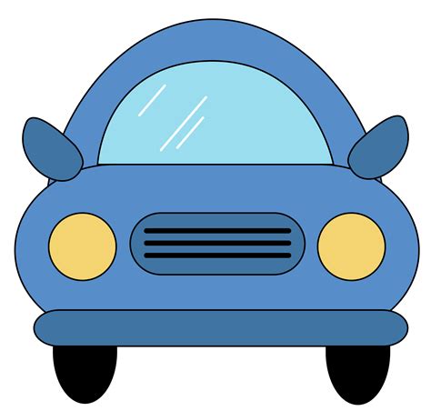 Cartoon Car Facing Front Clipart Best