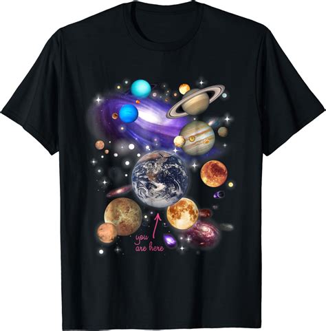 Solar System Planets T Shirt Clothing