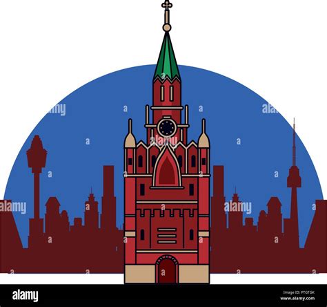Russia Kremlin Building Stock Vector Image Art Alamy