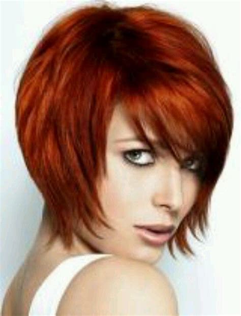 Pin By Mhairi Steele On Hair Ideas Short Red Hair Modern Bob