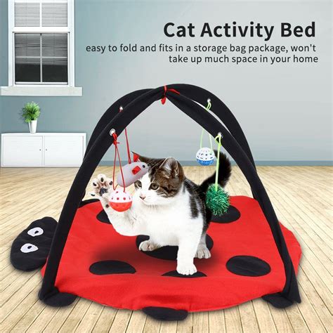 A wide variety of baby play mat with hanging toys options are available to you, such as material, plastic type, and use. Cat Play Mat with Toy Pet Kitten Play Tent Cushion ...