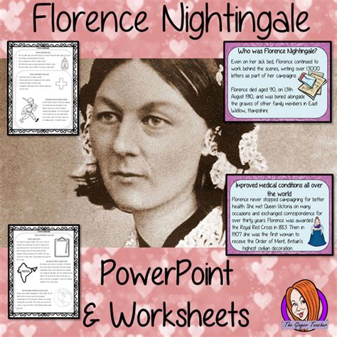 Florence Nightingale Powerpoint And Worksheets The Ginger Teacher