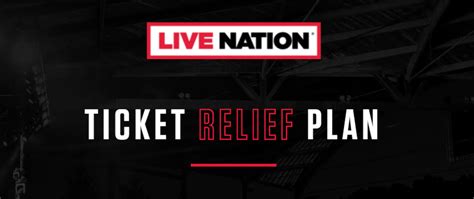 Live Nation Officially Announce Their Ticket Relief Plan