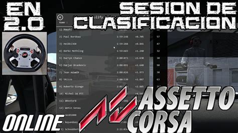 Assetto Corsa Online en 2 0 Así funciona la sesión de