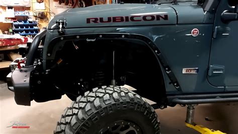 Jeep Wrangler Rubicon Bushwacker Flares Install Youtube