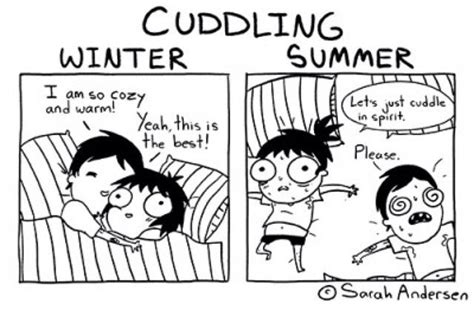 Cuddle Positions For Warmer Weather