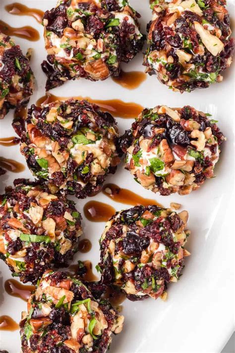 Cranberry Pecan Goat Cheese Bites 365 Days Of Baking And More