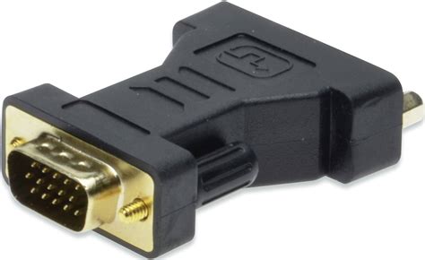 Ednet 84524 Vga Dvi Adapter 1x Vga Plug 1x Dvi Socket 29 Pin