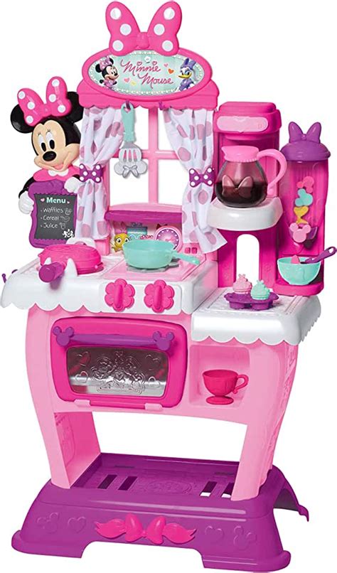 Amazonca Minnie Mouse Kitchen Playsets Kitchen Toys Toys And Games