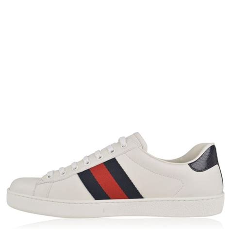 Gucci New Ace Web Trainers Men Low Trainers Flannels