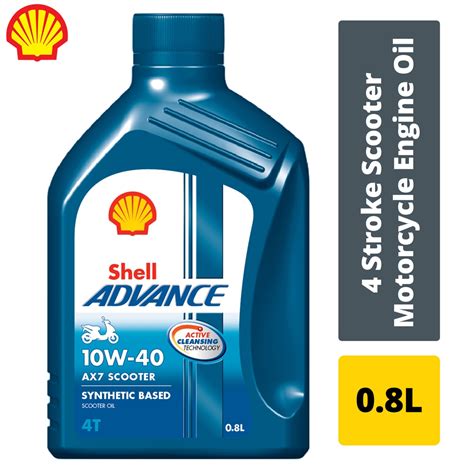 Shell Advance 4t Ax7 Scooter 10w 40 08liter Shopee Philippines