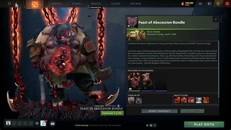 Pudge Arcana Last Re Rolls Dota 2 Candy Works Hunt For Arcana We