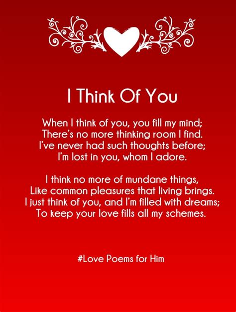 12 Sweet Rhyming Love Poems For Him Cute Boyfriend Hubby