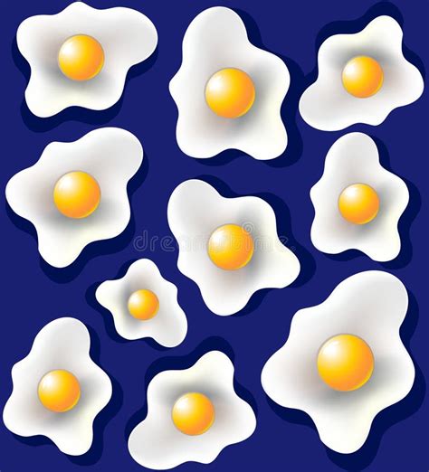 Seamless Background Pattern With Eggs Stock Vector Illustration Of