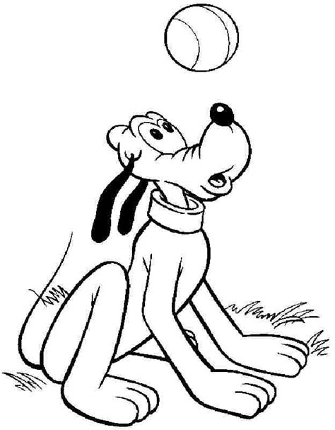 Disney Pluto Coloring Pages Coloring Home