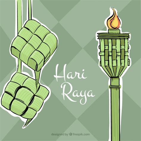 Personalise and print free hari raya / happy eid cards & invitations from our range of professionally designed templates, perfect for your business. Rumah Kampung Free Vector - Rumamu di