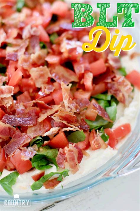 Cold Blt Dip With Lettuce Victoria Yummy Recipes