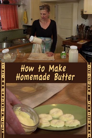 How To Make Homemade Butter From Farm Fresh Milk Video