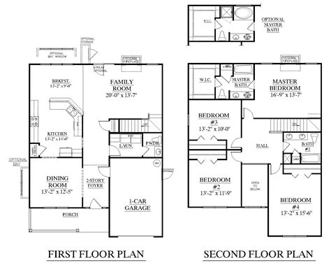 2 Bedroom One Floor Cabin With 2 Car Garage Open Floor ...