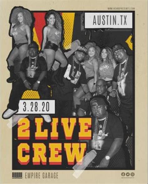 The 2 Live Crew Tour Dates 2020 And Concert Tickets Bandsintown