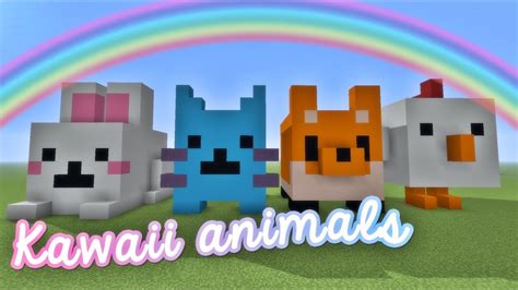 Cute Animals ♡ Minecraft Tutorial Youtube