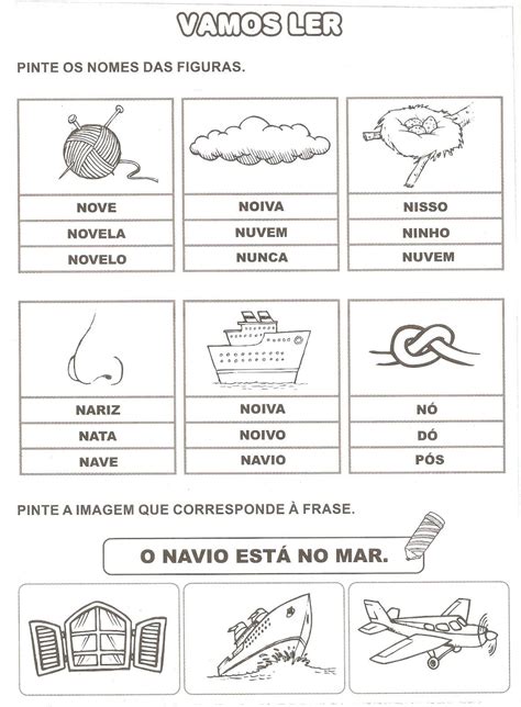 Atividades Letra N Educação Infantil