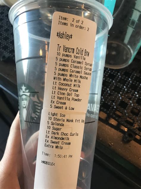 What Is The Most Complicated Drink You Can Order At Starbucks