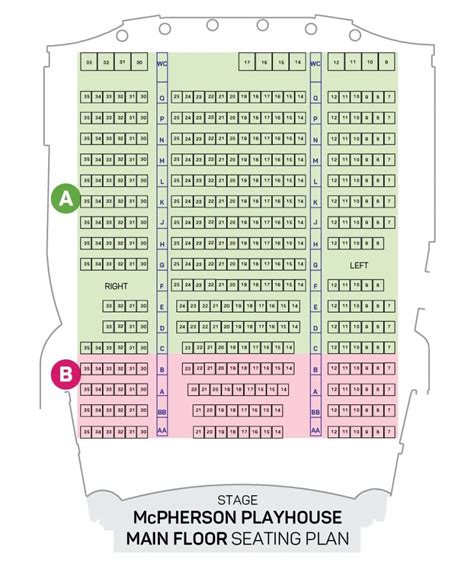 Woodstock Playhouse Seating Chart