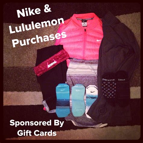 110 results for gift card nike. My Nike & Lululemon Purchases Sponsored By Gift Cards ...