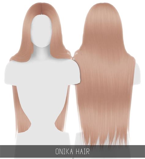 Simpliciaty Onika Hair Sims 4 Hairs Sims 4 Sims Sims Four