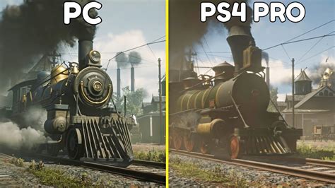 Red Dead Redemption 2 Pc Vs Ps4 Pro Graphics Comparison 4k Youtube