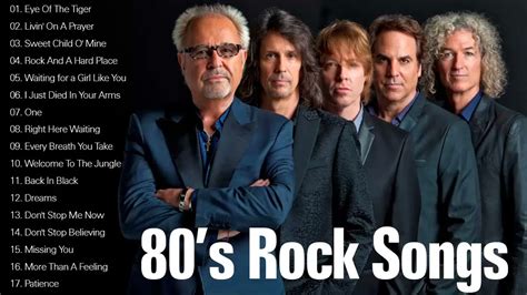 Best Rock 80s Songs Of All Time 80s Rock Playlist Greatest Hits 80s