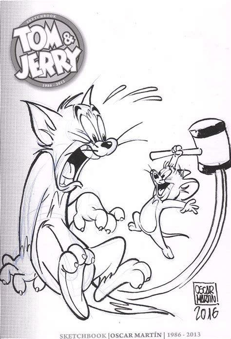 Tom And Jerry Comic Art By Oscar Martin Tom And Jerry Drawing