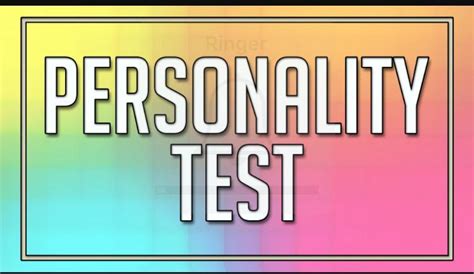 Personality Quiz 2 Personality Quiz